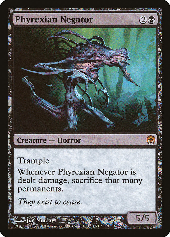 Phyrexian Negator [Duel Decks: Phyrexia vs. the Coalition] | Yard's Games Ltd