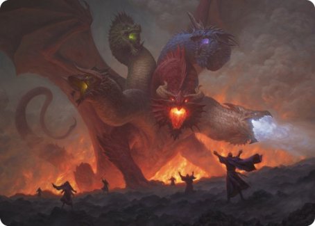 Tiamat Art Card [Dungeons & Dragons: Adventures in the Forgotten Realms Art Series] | Yard's Games Ltd