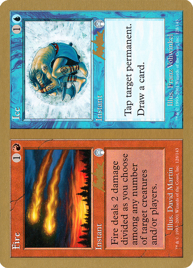 Fire // Ice (Brian Kibler) [World Championship Decks 2002] | Yard's Games Ltd