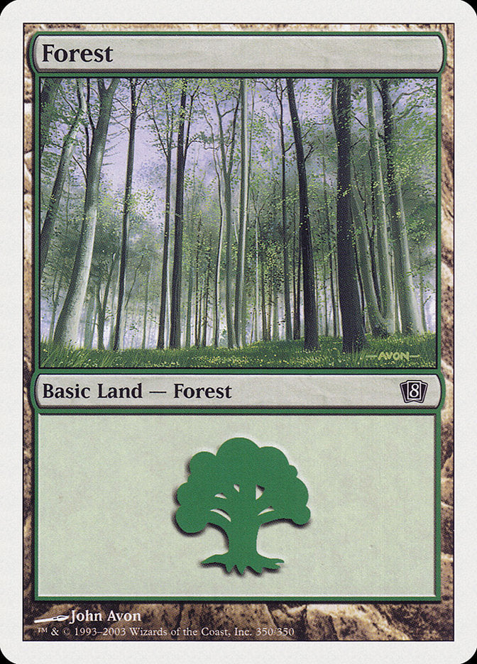 Forest (350) [Eighth Edition] | Yard's Games Ltd