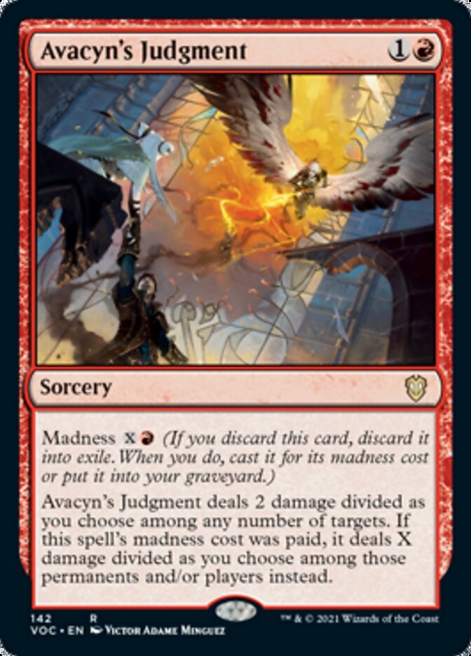 Avacyn's Judgment [Innistrad: Crimson Vow Commander] | Yard's Games Ltd