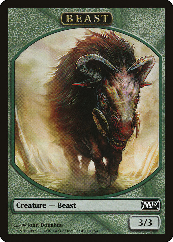 Beast Token [Magic 2010 Tokens] | Yard's Games Ltd