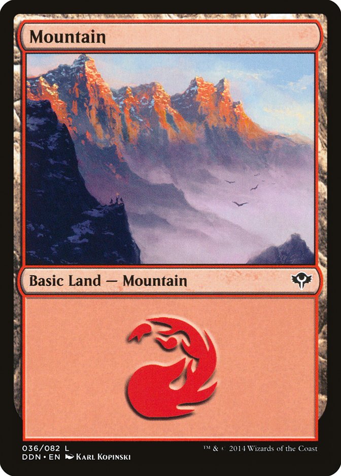 Mountain (36) [Duel Decks: Speed vs. Cunning] | Yard's Games Ltd