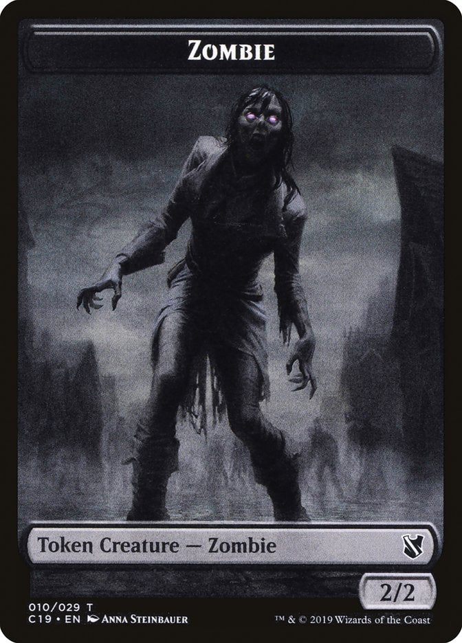 Zombie Token (010/029) [Commander 2019 Tokens] | Yard's Games Ltd