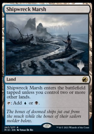 Shipwreck Marsh (Promo Pack) [Innistrad: Midnight Hunt Promos] | Yard's Games Ltd