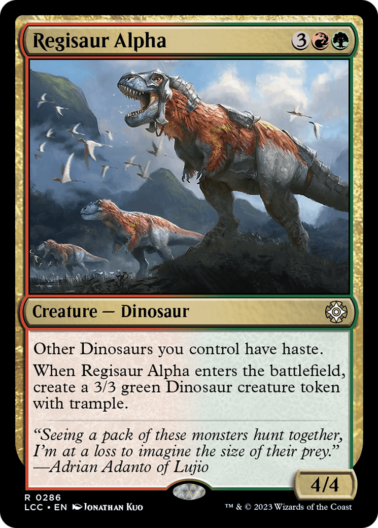 Regisaur Alpha [The Lost Caverns of Ixalan Commander] | Yard's Games Ltd