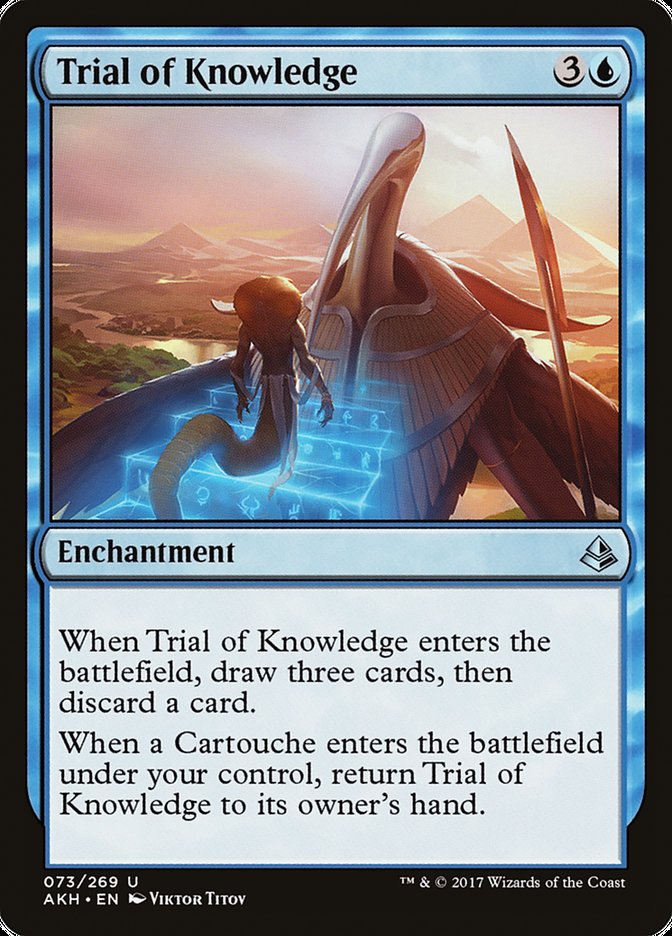 Trial of Knowledge [Amonkhet] | Yard's Games Ltd