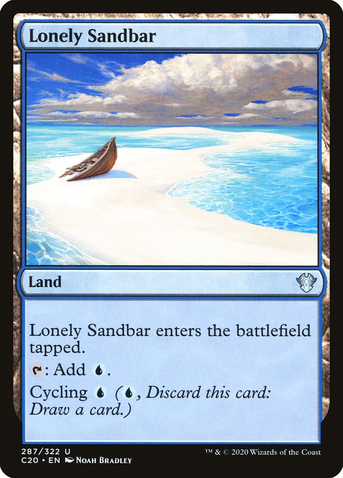 Lonely Sandbar [Commander 2020] | Yard's Games Ltd