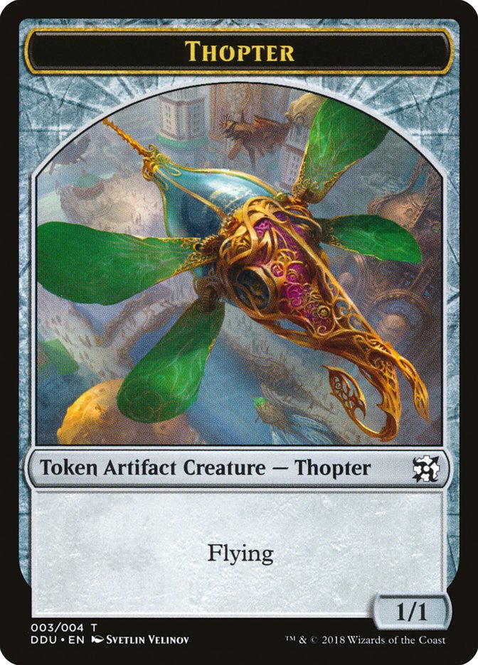 Thopter Token (003/004) [Duel Decks: Elves vs. Inventors Tokens] | Yard's Games Ltd