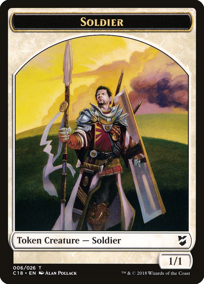 Soldier Token [Commander 2018 Tokens] | Yard's Games Ltd