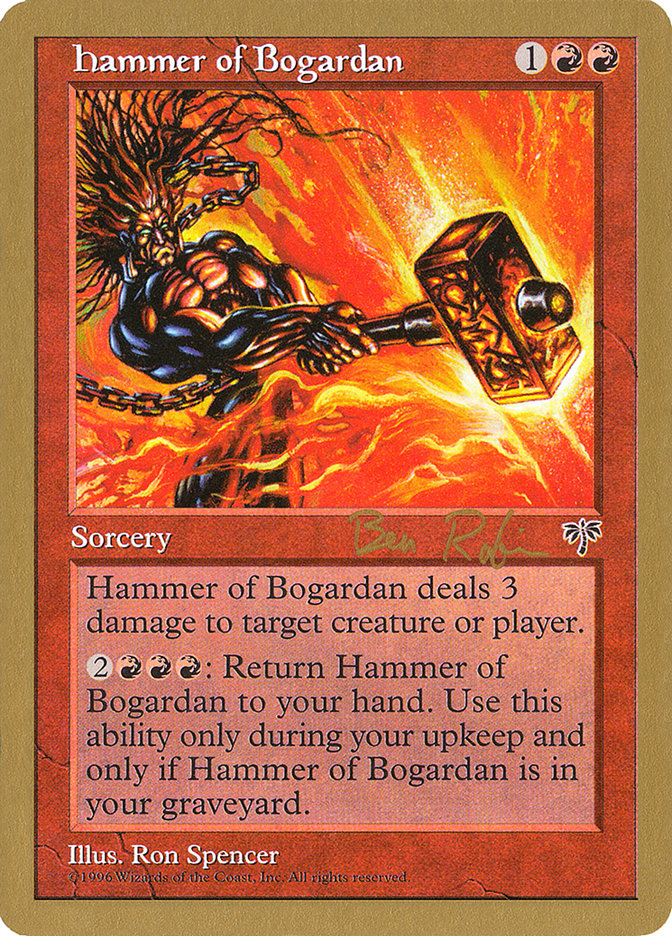 Hammer of Bogardan (Ben Rubin) [World Championship Decks 1998] | Yard's Games Ltd