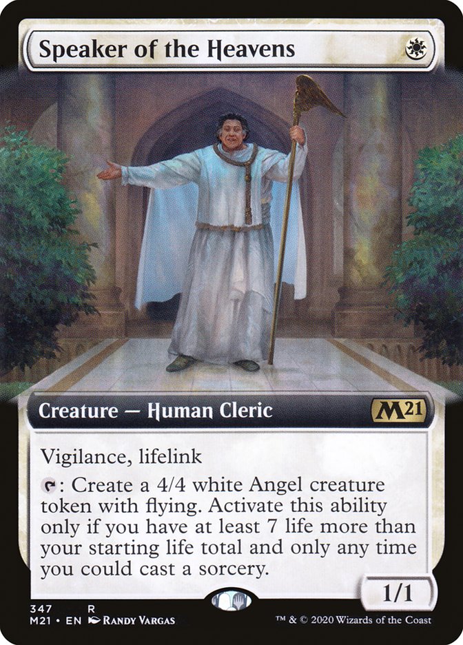 Speaker of the Heavens (Extended Art) [Core Set 2021] | Yard's Games Ltd