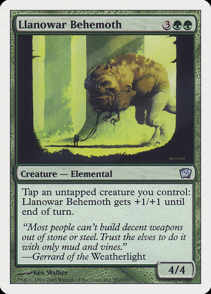 Llanowar Behemoth [Ninth Edition] | Yard's Games Ltd