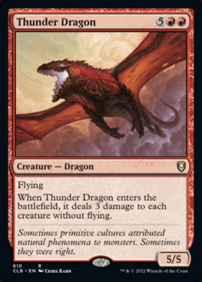 Thunder Dragon [Commander Legends: Battle for Baldur's Gate] | Yard's Games Ltd