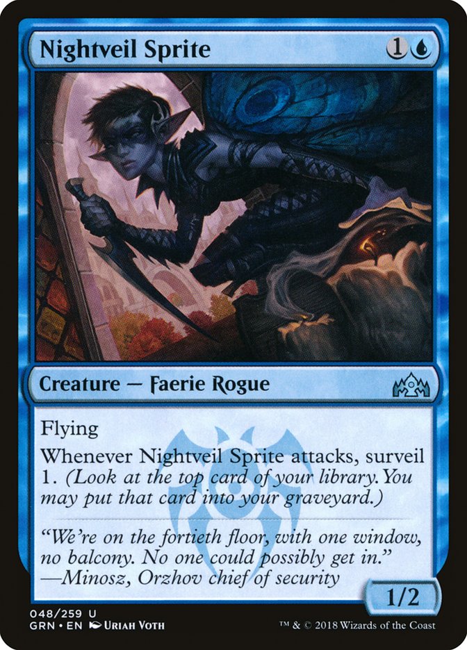 Nightveil Sprite [Guilds of Ravnica] | Yard's Games Ltd