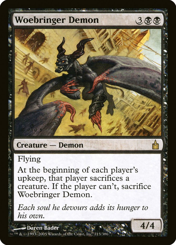 Woebringer Demon [Ravnica: City of Guilds] | Yard's Games Ltd