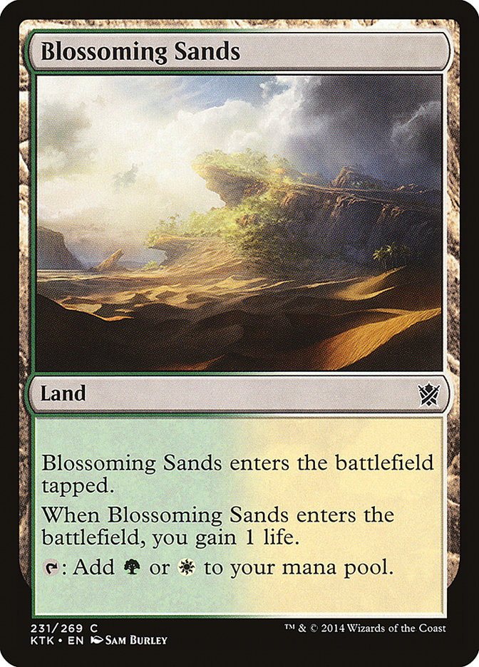 Blossoming Sands [Khans of Tarkir] | Yard's Games Ltd
