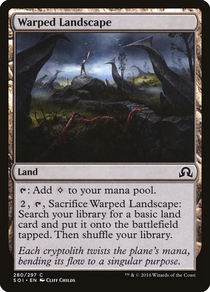 Warped Landscape [Shadows over Innistrad] | Yard's Games Ltd