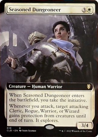 Seasoned Dungeoneer (Extended Art) [Commander Legends: Battle for Baldur's Gate] | Yard's Games Ltd