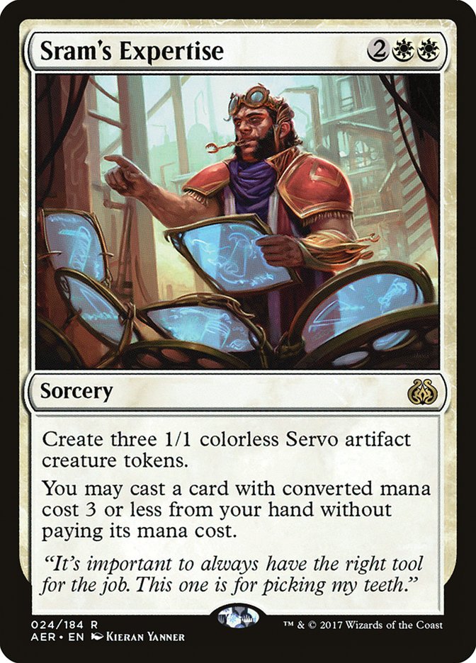 Sram's Expertise [Aether Revolt] | Yard's Games Ltd