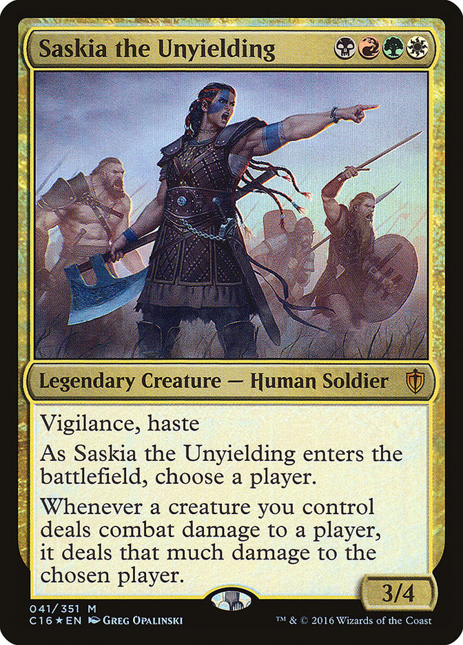 Saskia the Unyielding [Commander 2016] | Yard's Games Ltd