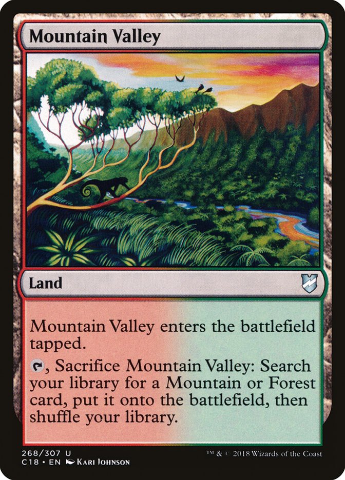 Mountain Valley [Commander 2018] | Yard's Games Ltd