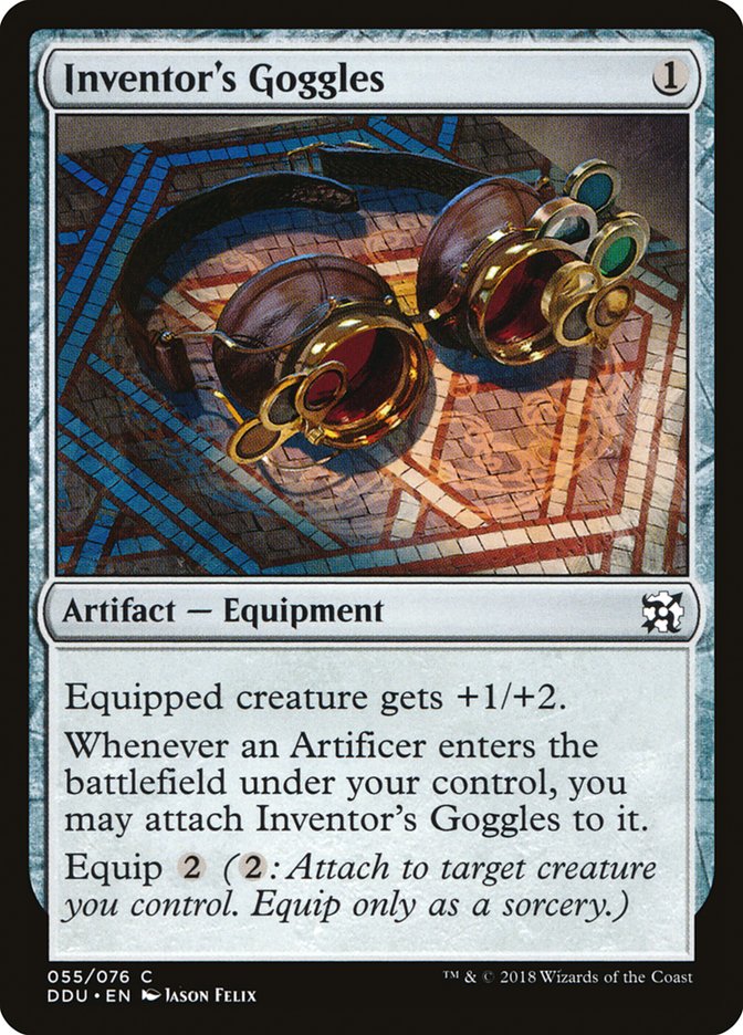 Inventor's Goggles [Duel Decks: Elves vs. Inventors] | Yard's Games Ltd