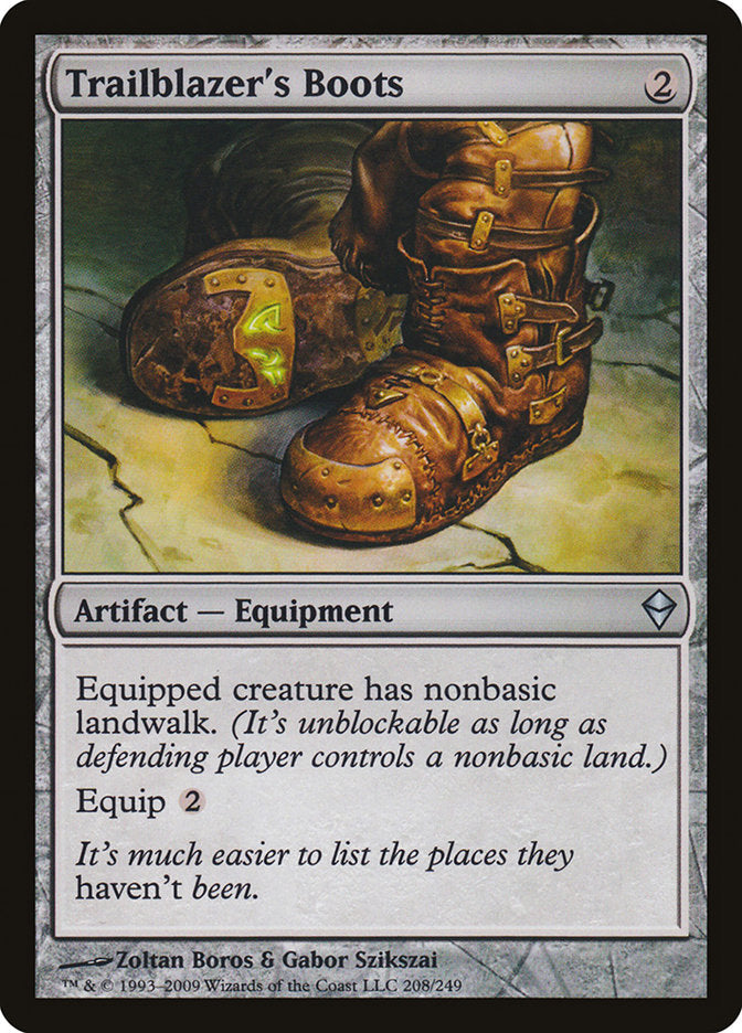 Trailblazer's Boots [Zendikar] | Yard's Games Ltd