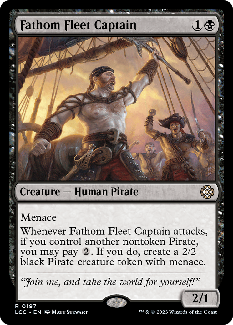 Fathom Fleet Captain [The Lost Caverns of Ixalan Commander] | Yard's Games Ltd