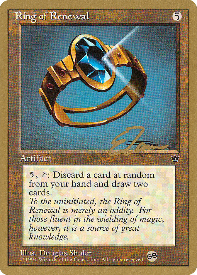 Ring of Renewal (Eric Tam) (SB) [Pro Tour Collector Set] | Yard's Games Ltd