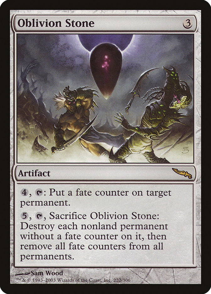 Oblivion Stone [Mirrodin] | Yard's Games Ltd