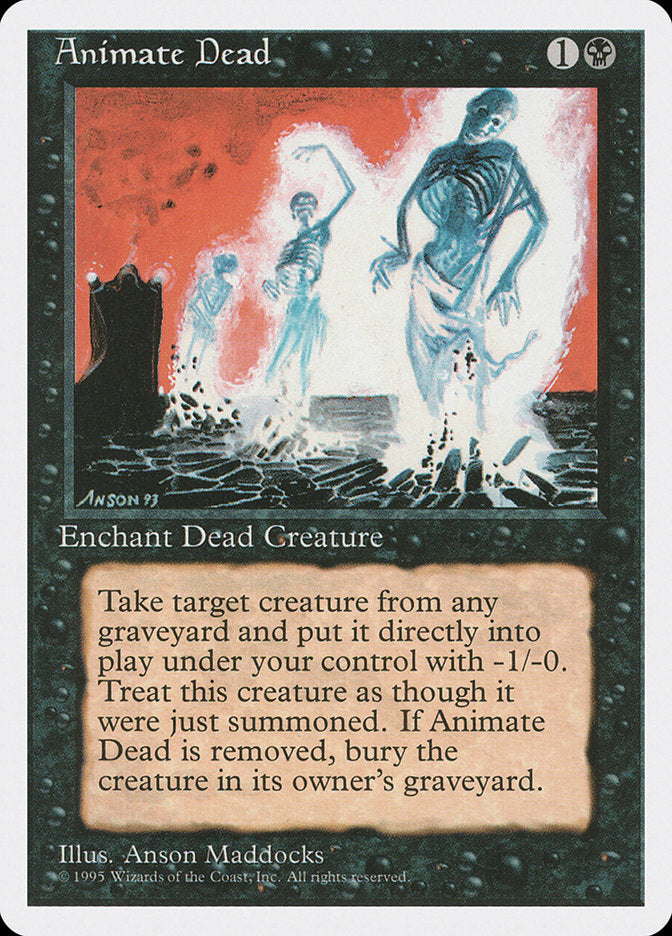 Animate Dead [Fourth Edition] | Yard's Games Ltd