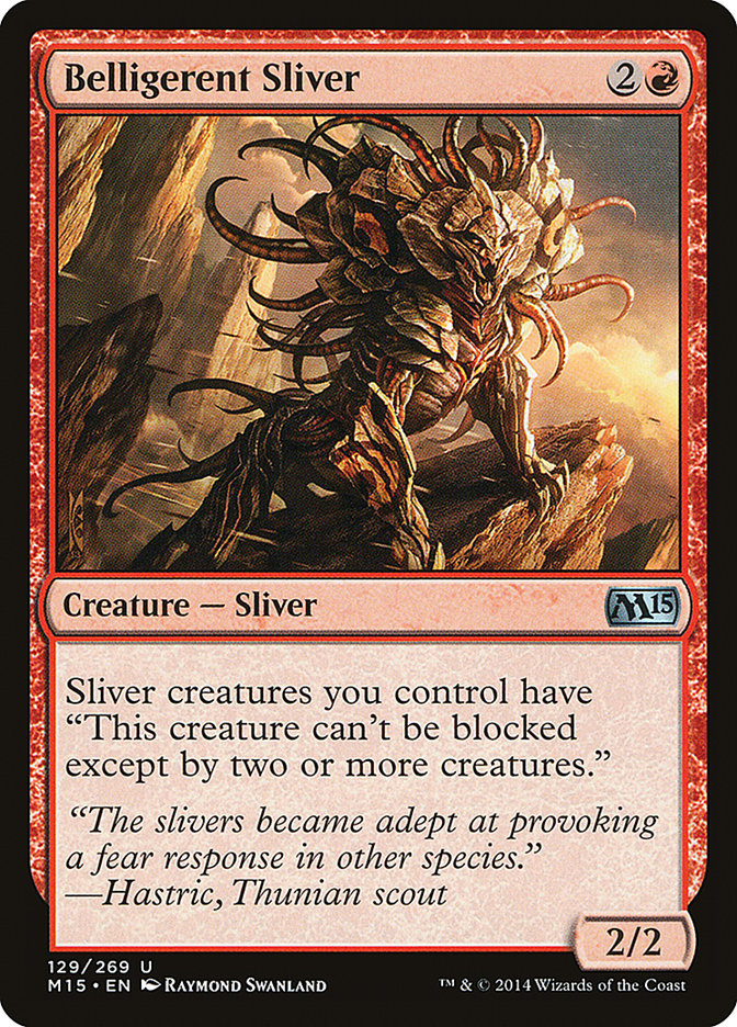 Belligerent Sliver [Magic 2015] | Yard's Games Ltd