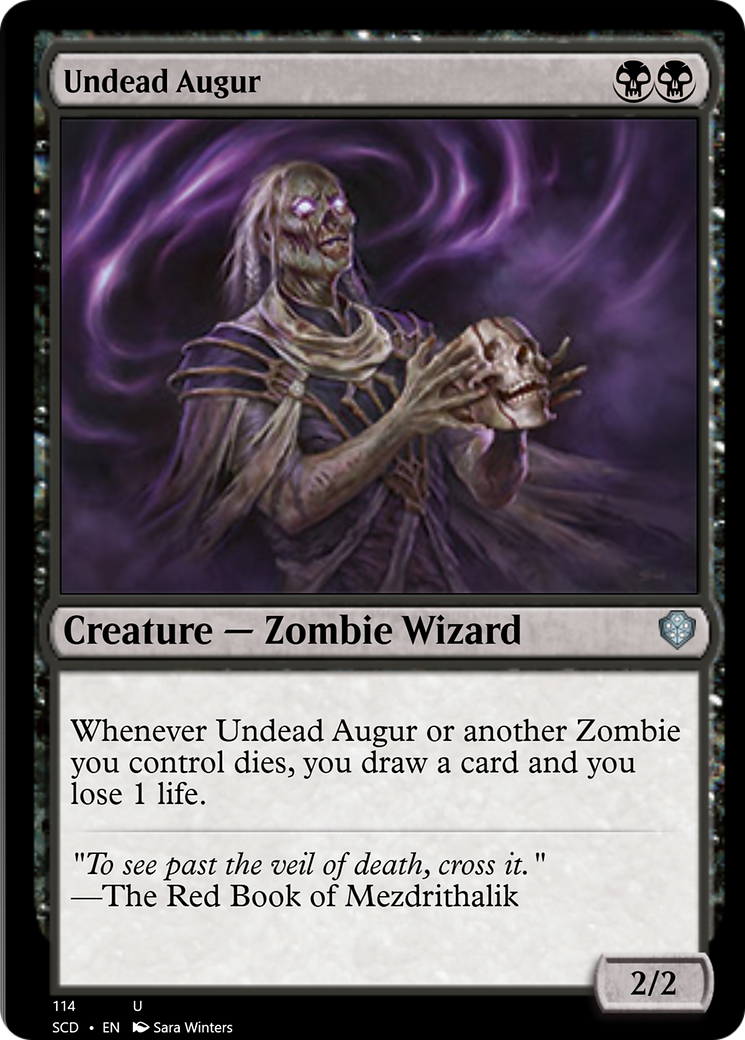 Undead Augur [Starter Commander Decks] | Yard's Games Ltd