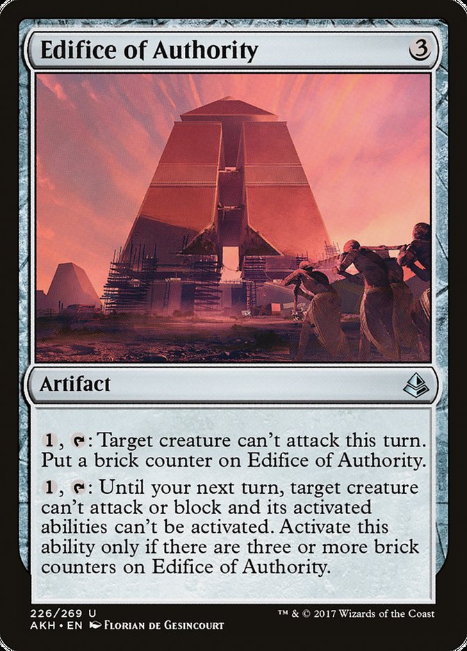 Edifice of Authority [Amonkhet] | Yard's Games Ltd