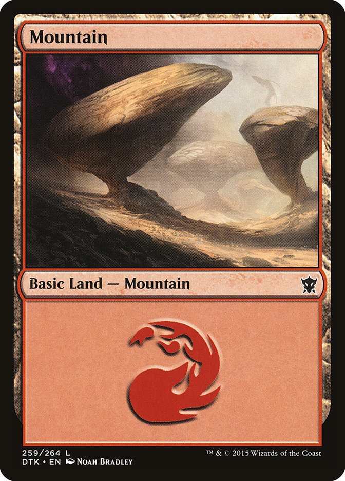 Mountain (259) [Dragons of Tarkir] | Yard's Games Ltd