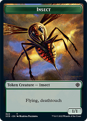 Insect // Cat Beast Double-Sided Token [Starter Commander Decks] | Yard's Games Ltd