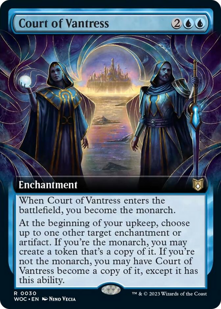 Court of Vantress (Extended Art) [Wilds of Eldraine Commander] | Yard's Games Ltd