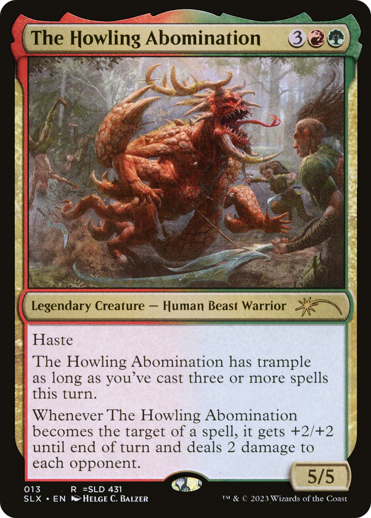 The Howling Abomination [Secret Lair: Universes Within] | Yard's Games Ltd