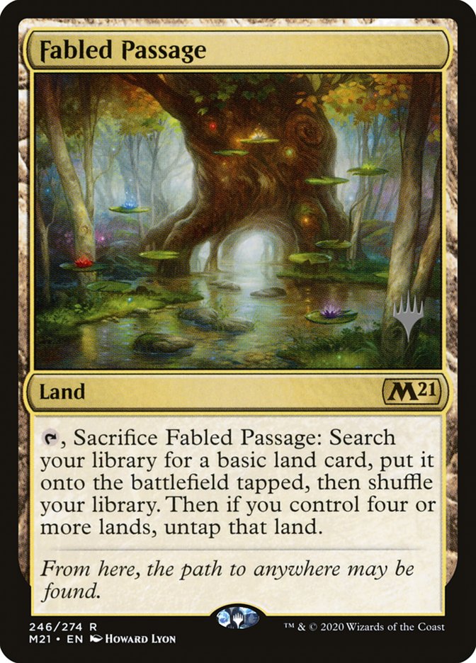 Fabled Passage (Promo Pack) [Core Set 2021 Promos] | Yard's Games Ltd