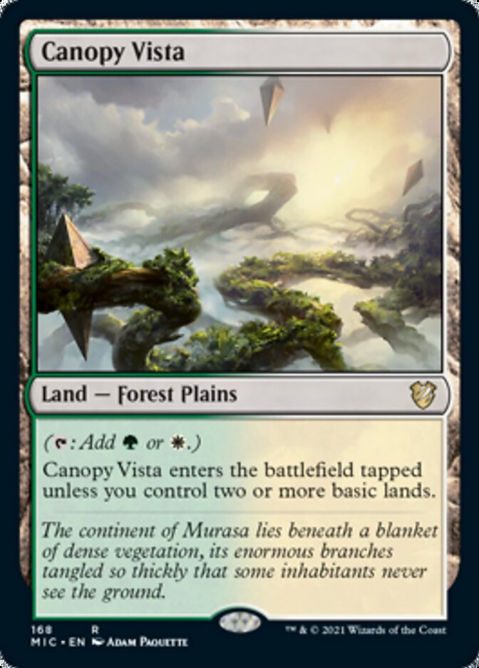 Canopy Vista [Innistrad: Midnight Hunt Commander] | Yard's Games Ltd