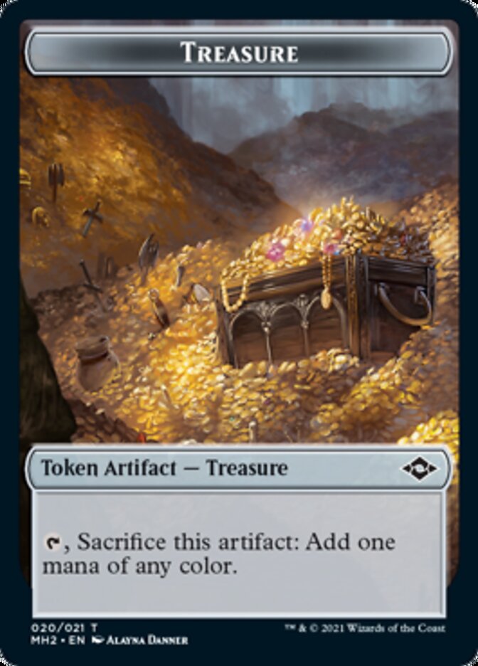 Treasure Token (20) [Modern Horizons 2 Tokens] | Yard's Games Ltd