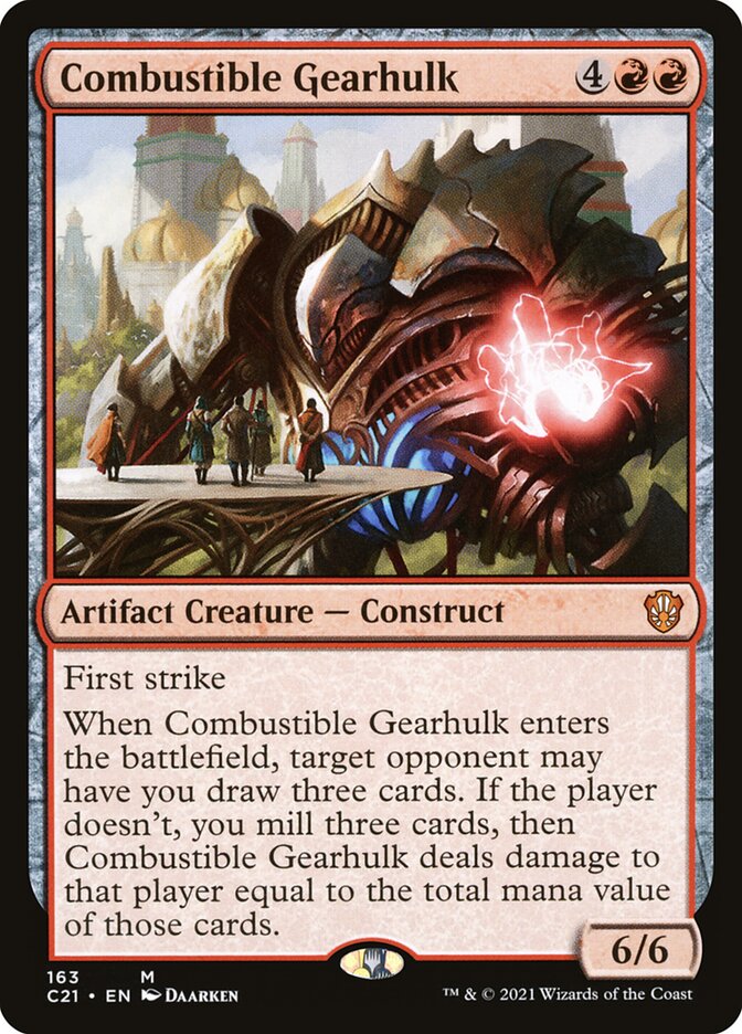 Combustible Gearhulk [Commander 2021] | Yard's Games Ltd