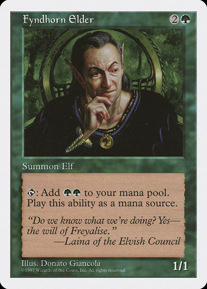 Fyndhorn Elder [Fifth Edition] | Yard's Games Ltd