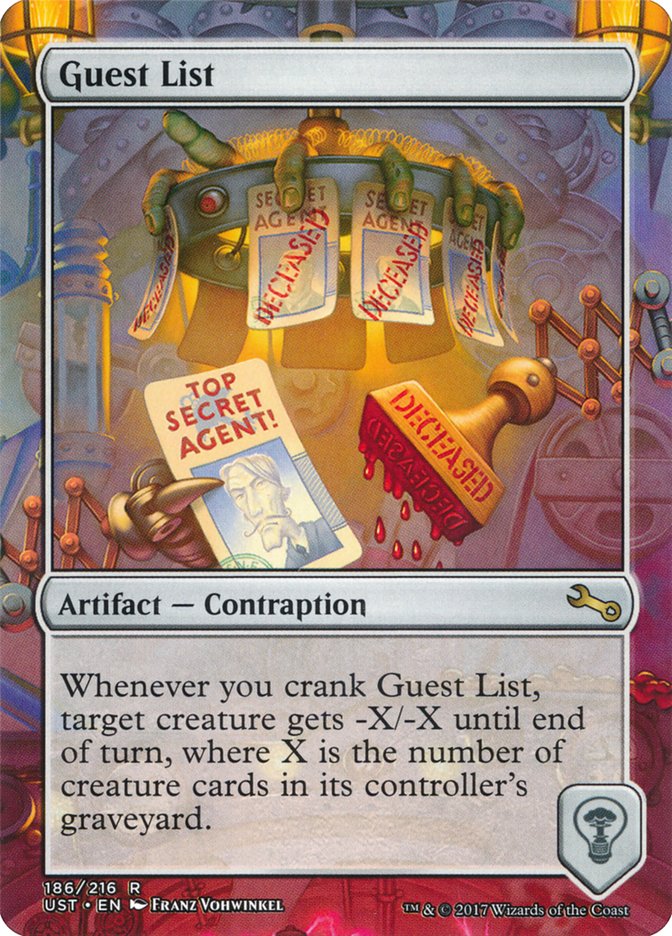 Guest List [Unstable] | Yard's Games Ltd