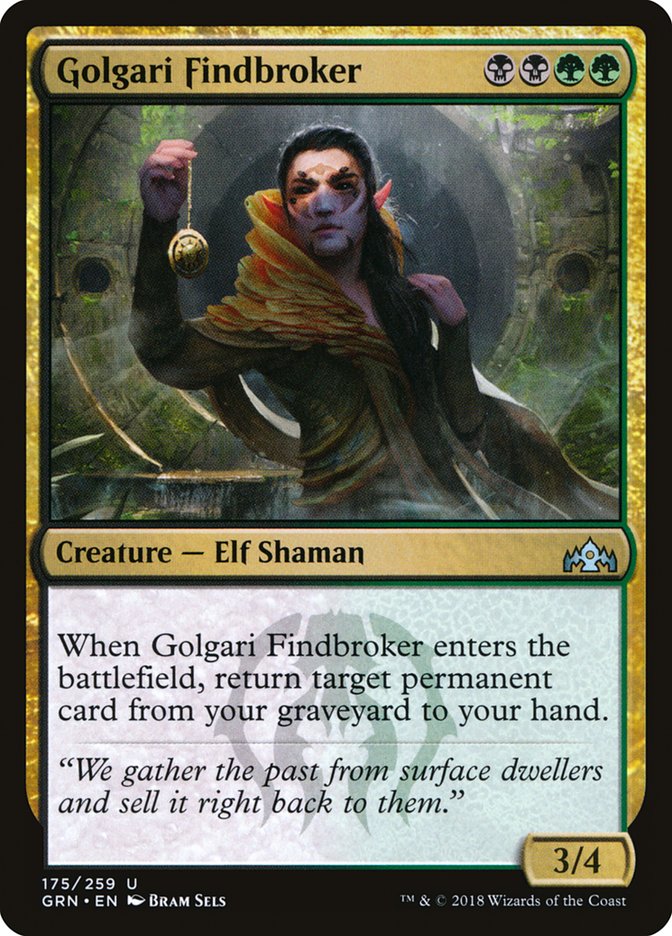 Golgari Findbroker [Guilds of Ravnica] | Yard's Games Ltd