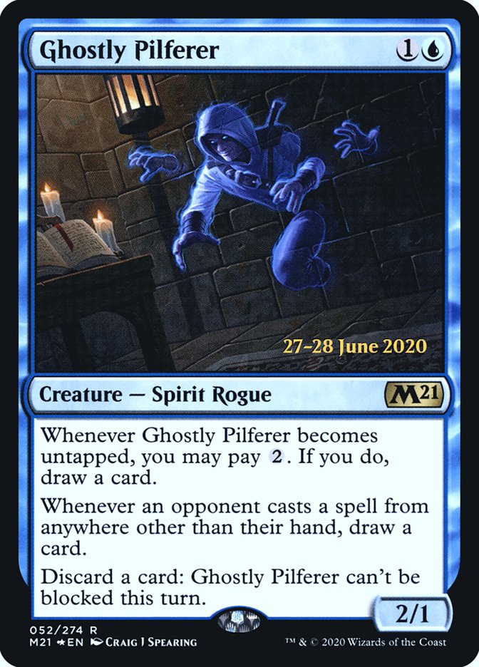 Ghostly Pilferer [Core Set 2021 Prerelease Promos] | Yard's Games Ltd