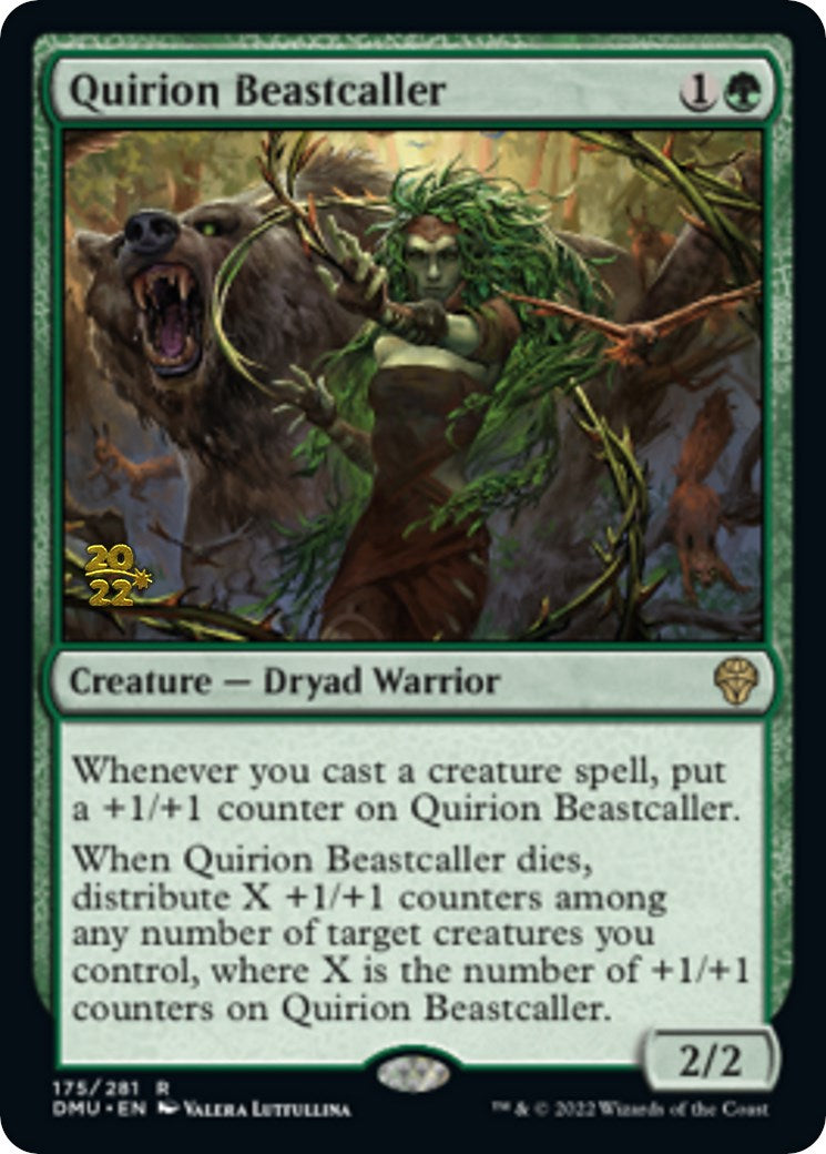 Quirion Beastcaller [Dominaria United Prerelease Promos] | Yard's Games Ltd