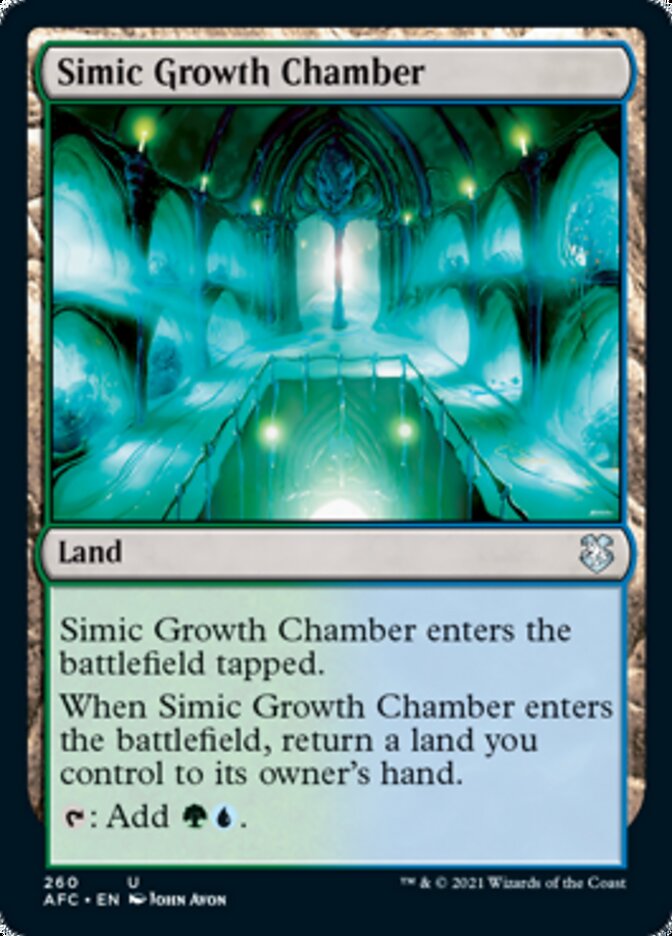 Simic Growth Chamber [Dungeons & Dragons: Adventures in the Forgotten Realms Commander] | Yard's Games Ltd