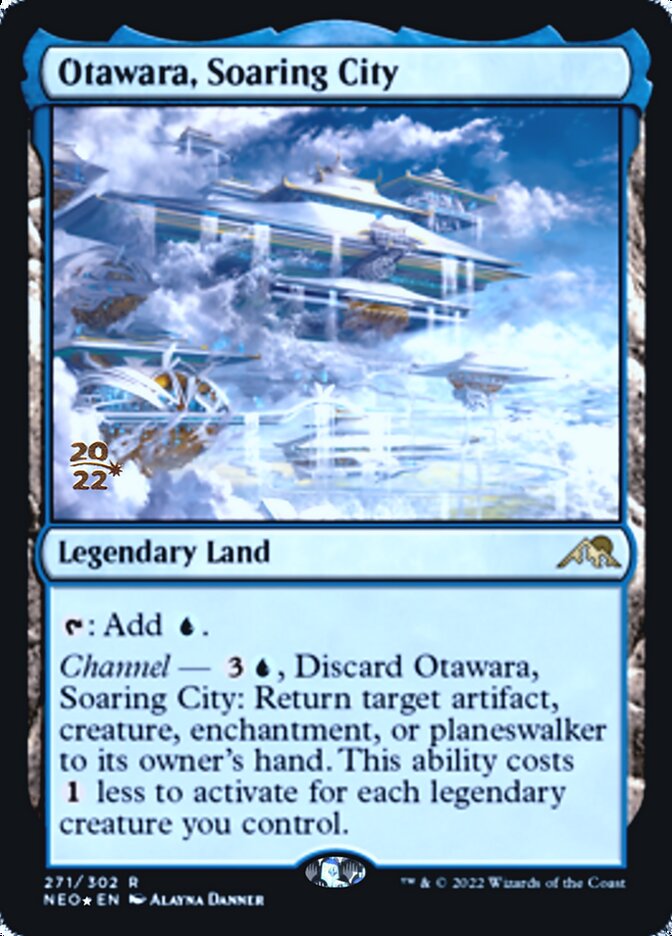 Otawara, Soaring City [Kamigawa: Neon Dynasty Prerelease Promos] | Yard's Games Ltd